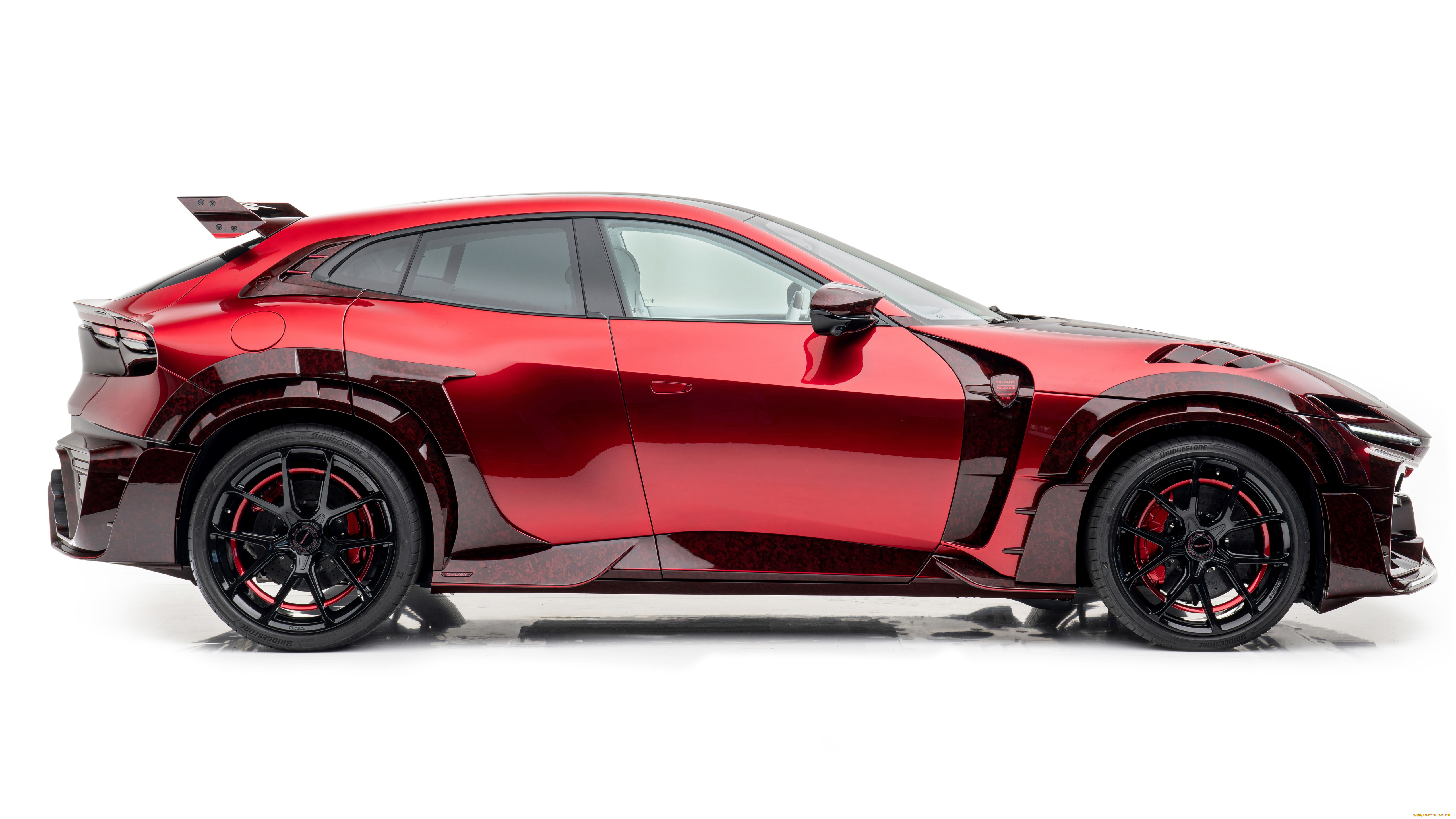 auto - car, , ferrari, mansory, limited, edition, tuning, car, purosangue, 2024, italy, pugnator, red, and, black